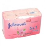 صابون جانسون Johnson’s با رایحه آلبالو و وانیل بسته 6 عددی